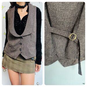 Vintage~Y2K Vest Fairy Grunge Emo Indie~ NWT Size L